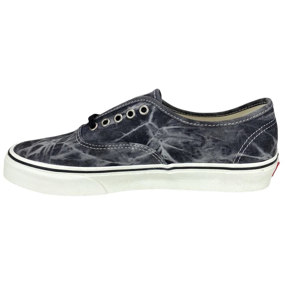 NEW Vans Authentic Denim Destroy Black White VN0A5HZS9FL Mens 5 Womens Shoes 6.5